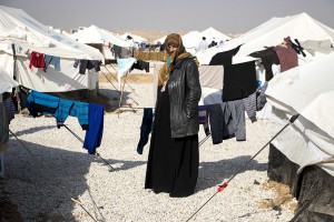 Fifty-two-year-old Hadia Ghannam's (a pseudonym) ability to adapt helped her through the horror of Islamic State rule. (Photograph by Adnan Khan)